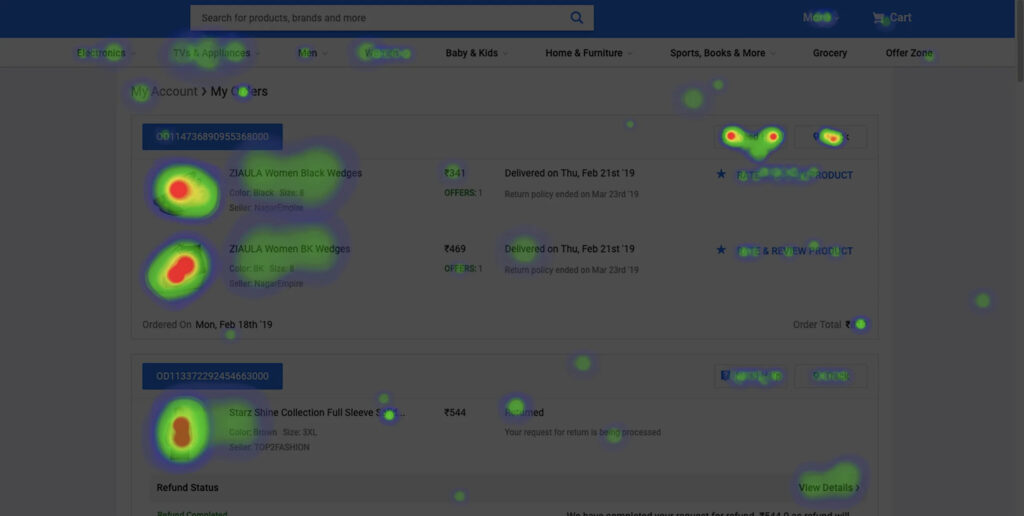 website heatmap